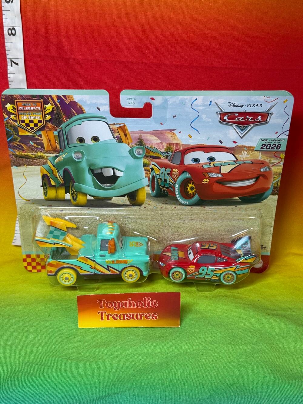 Disney Pixar Cars Mater & Lightning McQueen Race to Celebrate 20th Anniversary